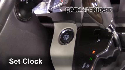2019 Toyota Sienna XLE 3.5L V6 Horloge Régler l'horloge